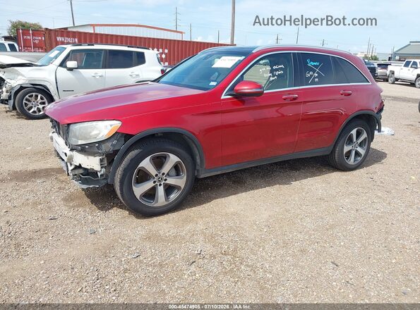 WDC0G4JB6KV120341 2019 MERCEDES-BENZ GLC 300 Red Przód lewy