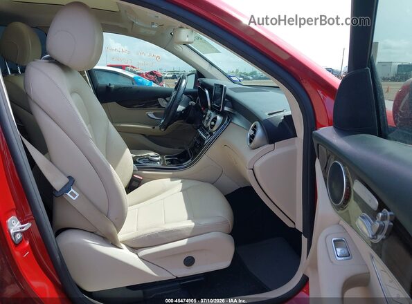 WDC0G4JB6KV120341 2019 MERCEDES-BENZ GLC 300 Red Widok wnętrza z przodu