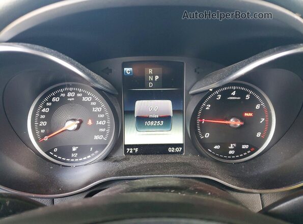 WDC0G4JB7HF124837 2017 MERCEDES-BENZ GLC-CLASS White Instrument cluster view