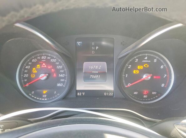 WDC0G4JB7HF138852 2017 MERCEDES-BENZ GLC-CLASS Black Սարքավորումների վահանակի տեսք