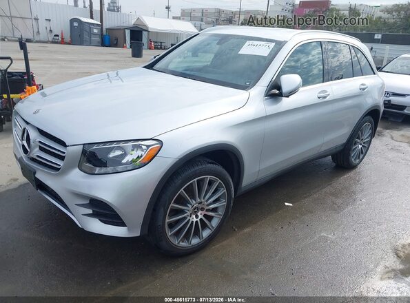 WDC0G4JB7JV103711 2018 MERCEDES-BENZ GLC 300 Серебряный Передняя левая четверть