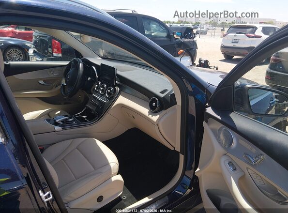 WDC0G4JB7K1000457 2019 MERCEDES-BENZ GLC 300 Dark Blue Вид салону спереду