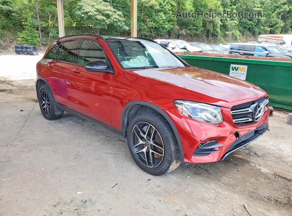 WDC0G4JB7KV140582 2019 MERCEDES-BENZ GLC-CLASS Red Przód prawy
