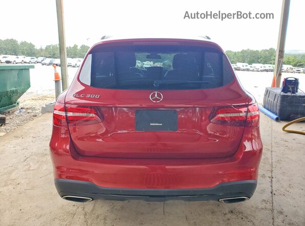 WDC0G4JB7KV140582 2019 MERCEDES-BENZ GLC-CLASS Red Widok z tyłu
