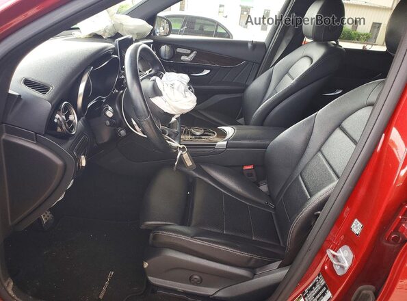 WDC0G4JB7KV140582 2019 MERCEDES-BENZ GLC-CLASS Red Widok wnętrza z przodu
