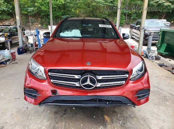 WDC0G4JB7KV140582 2019 MERCEDES-BENZ GLC-CLASS Red Widok z przodu