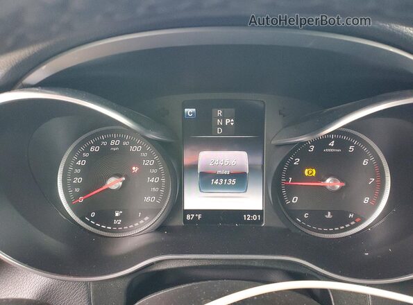 WDC0G4JB7KV140582 2019 MERCEDES-BENZ GLC-CLASS Red Widok zestawu wskaźników