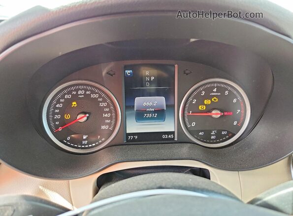 WDC0G4JB8GF007251 2016 MERCEDES-BENZ GLC-CLASS Blue Instrument cluster view