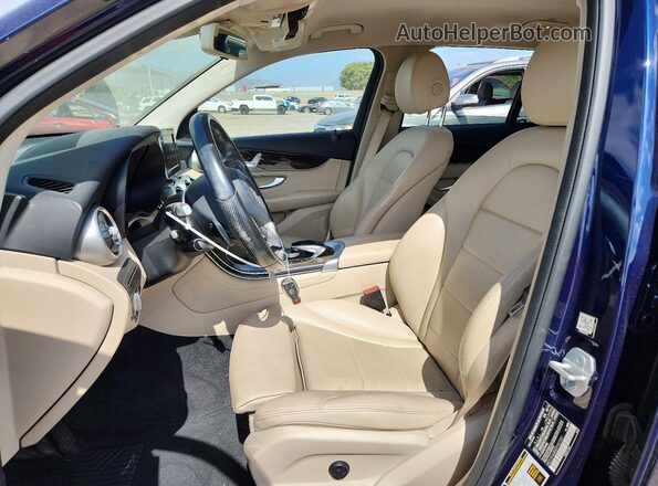 WDC0G4JB8GF007251 2016 MERCEDES-BENZ GLC-CLASS Blue Front interior view