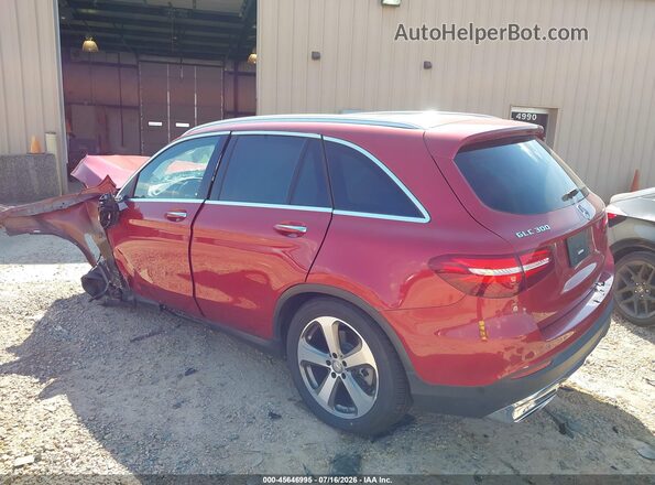 WDC0G4JB8HF126662 2017 MERCEDES-BENZ GLC 300 Red Trasero izquierdo