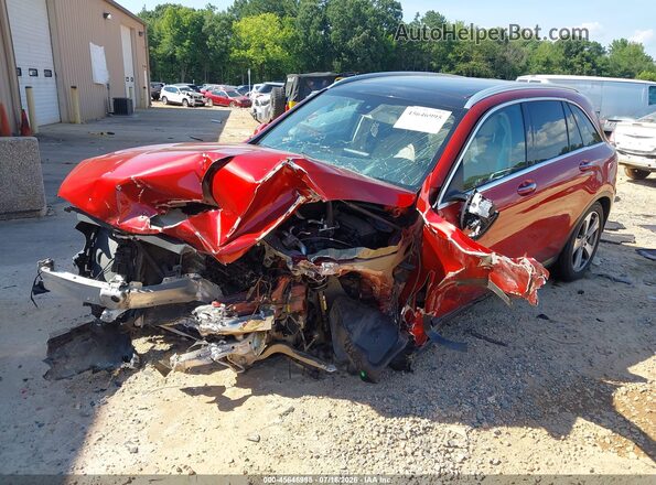WDC0G4JB8HF126662 2017 MERCEDES-BENZ GLC 300 Red Vista tres cuartos delantera izquierda