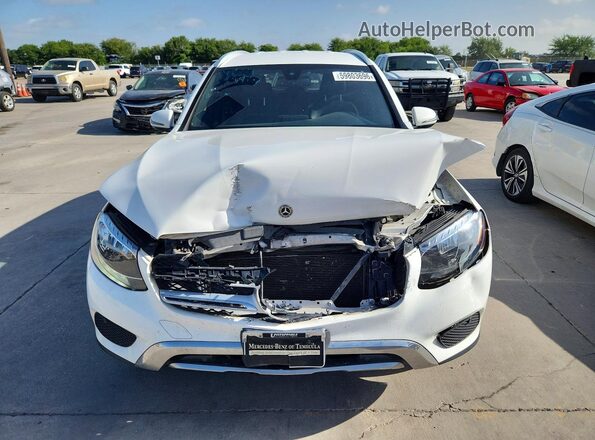 WDC0G4JB8JV086594 2018 MERCEDES-BENZ GLC-CLASS White Widok z przodu