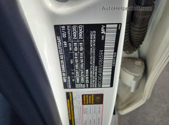 WDC0G4JB8JV086594 2018 MERCEDES-BENZ GLC-CLASS White Widok komory silnika