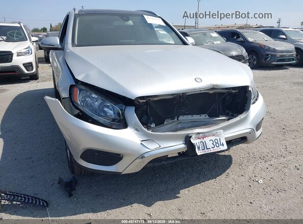 WDC0G4JBXGF011219 2016 MERCEDES-BENZ GLC 300 Silver Front view