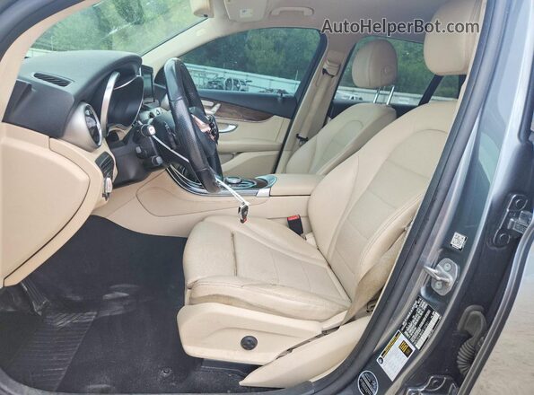 WDC0G4JBXHF137551 2017 MERCEDES-BENZ GLC-CLASS Gray Front interior view