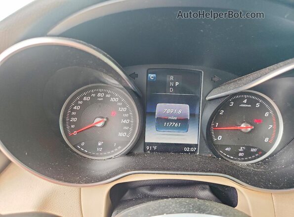 WDC0G4JBXHF137551 2017 MERCEDES-BENZ GLC-CLASS Gray Instrument cluster view