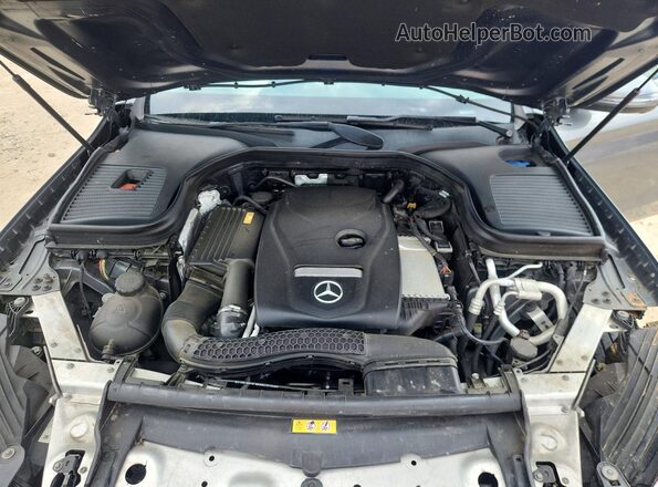 WDC0G4JBXHF137551 2017 MERCEDES-BENZ GLC-CLASS Gray Engine compartment view
