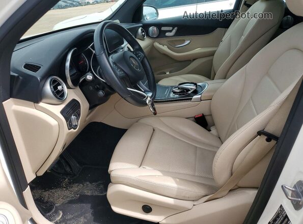 WDC0G4JBXHF253428 2017 MERCEDES-BENZ GLC-CLASS White წინა სალონის ხედი