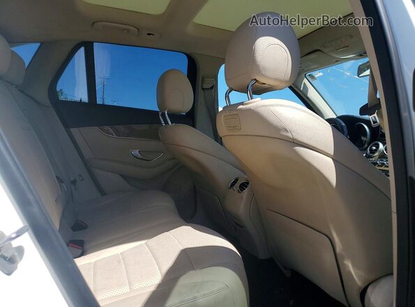 WDC0G4JBXJV025103 2018 MERCEDES-BENZ GLC-CLASS White Rear seats view