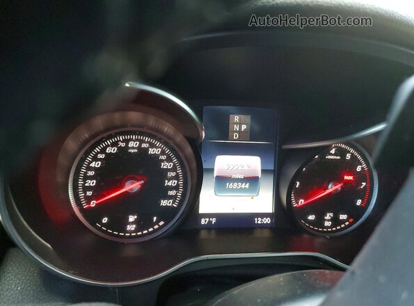 WDC0G4KB0HV002826 2017 MERCEDES-BENZ GLC-CLASS Black Вид щитка приладів