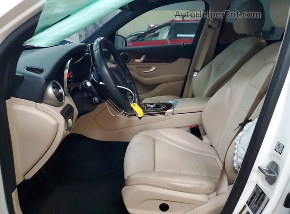 WDC0G4KB0JV075295 2018 MERCEDES-BENZ GLC-CLASS Белый Вид салона спереди