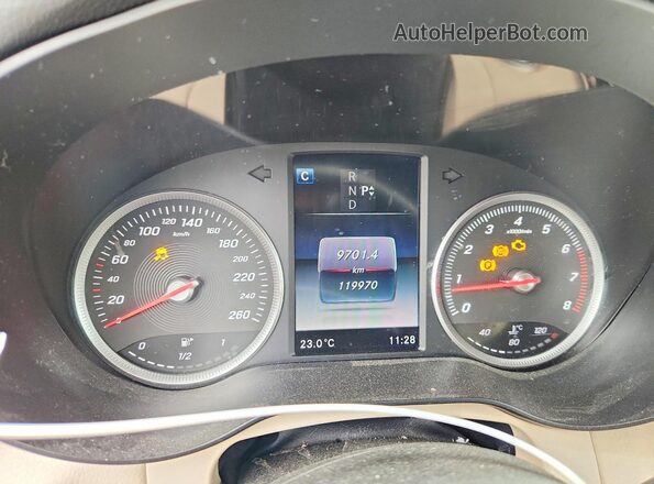 WDC0G4KB1GF053759 2016 MERCEDES-BENZ GLC-CLASS White Widok zestawu wskaźników