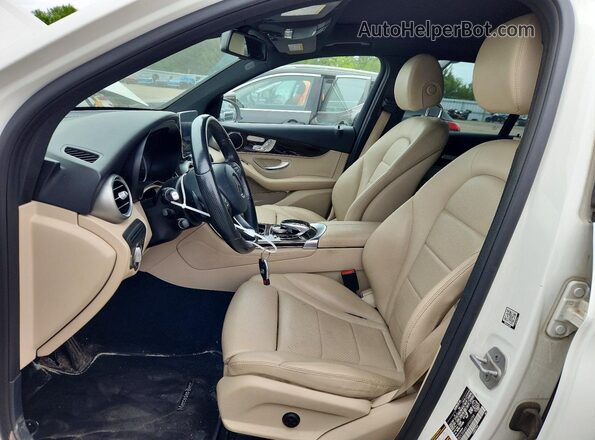 WDC0G4KB1GF053759 2016 MERCEDES-BENZ GLC-CLASS White Widok wnętrza z przodu