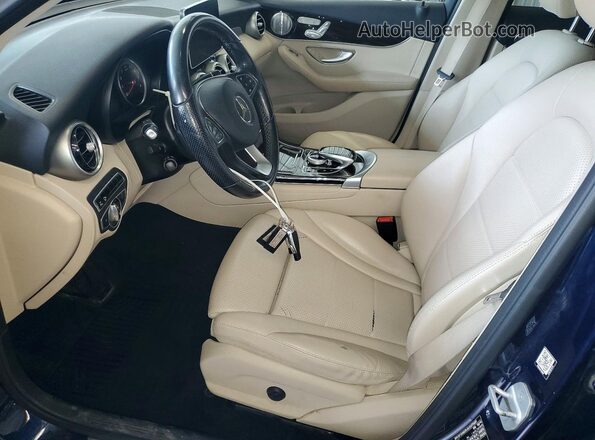 WDC0G4KB1GF073719 2016 MERCEDES-BENZ GLC-CLASS Blue Widok wnętrza z przodu