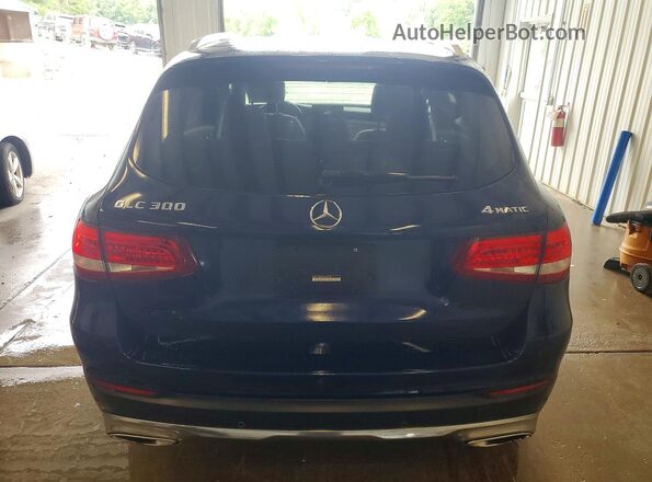 WDC0G4KB1GF073719 2016 MERCEDES-BENZ GLC-CLASS Blue Widok z tyłu