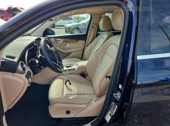 WDC0G4KB1KF661449 2019 MERCEDES-BENZ GLC-CLASS Blue წინა სალონის ხედი