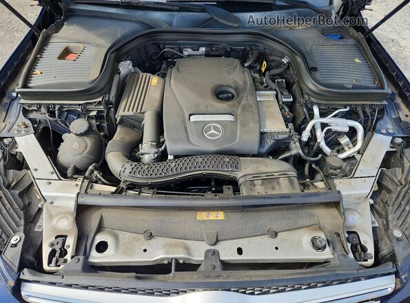 WDC0G4KB1KF661449 2019 MERCEDES-BENZ GLC-CLASS Blue ძრავის განყოფილების ხედი