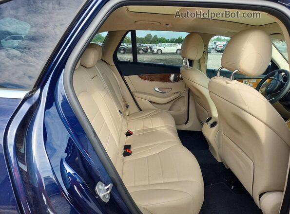 WDC0G4KB1KF661449 2019 MERCEDES-BENZ GLC-CLASS Blue უკანა სალონის ხედი