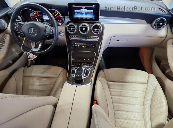 WDC0G4KB1KV133433 2019 MERCEDES-BENZ GLC-CLASS Blue Вид панелі приладів