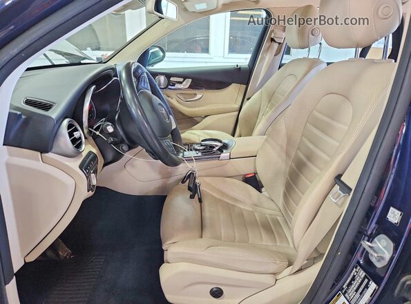 WDC0G4KB1KV133433 2019 MERCEDES-BENZ GLC-CLASS Blue Вид салону спереду