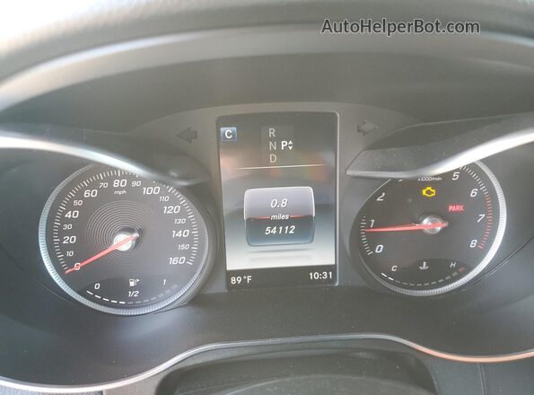 WDC0G4KB1KV149695 2019 MERCEDES-BENZ GLC-CLASS Silver Вид щитка приладів