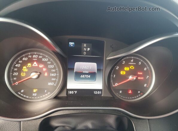 WDC0G4KB1KV172524 2019 MERCEDES-BENZ GLC-CLASS Black ხელსაწყოთა პანელის ხედი