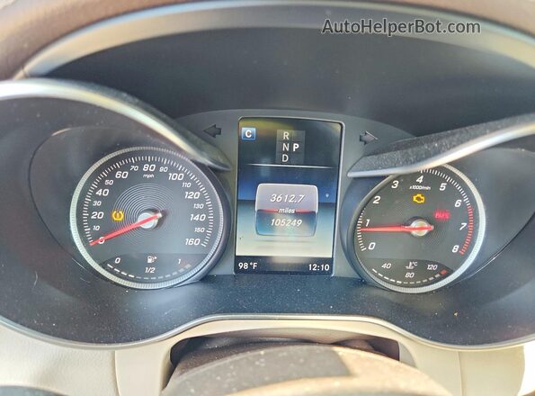 WDC0G4KB2HF270870 2017 MERCEDES-BENZ GLC-CLASS Black Widok zestawu wskaźników