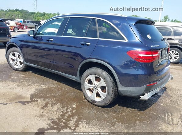 WDC0G4KB2HV004349 2017 MERCEDES-BENZ GLC 300 Синий Задняя левая четверть