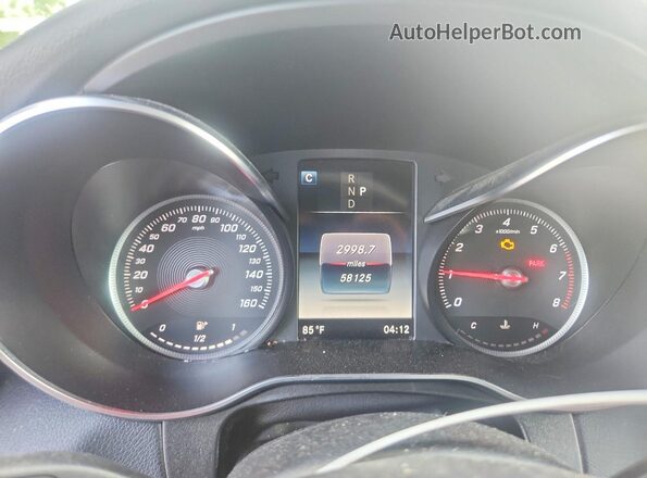 WDC0G4KB2JV092289 2018 MERCEDES-BENZ GLC-CLASS Gray Widok zestawu wskaźników