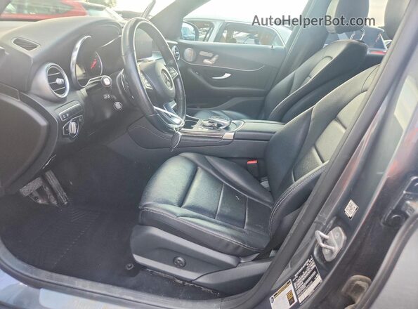 WDC0G4KB2JV092289 2018 MERCEDES-BENZ GLC-CLASS Gray Widok wnętrza z przodu