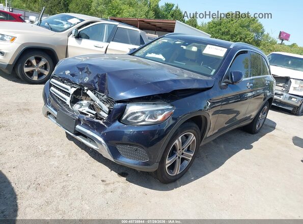 WDC0G4KB2KF563255 2019 MERCEDES-BENZ GLC 300 Blue წინა მარცხენა ხედი სამი მეოთხედიდან