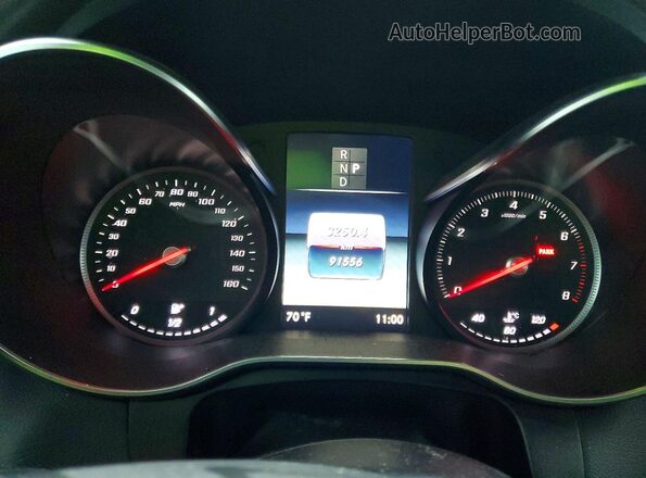 WDC0G4KB2KV117550 2019 MERCEDES-BENZ GLC-CLASS White Вид щитка приладів