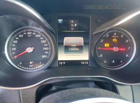 WDC0G4KB2KV146465 2019 MERCEDES-BENZ GLC-CLASS Gray Вид щитка приладів