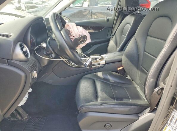 WDC0G4KB3GF017619 2016 MERCEDES-BENZ GLC-CLASS Black წინა სალონის ხედი