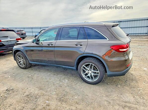WDC0G4KB3GF070322 2016 MERCEDES-BENZ GLC-CLASS Brown Trasero izquierdo