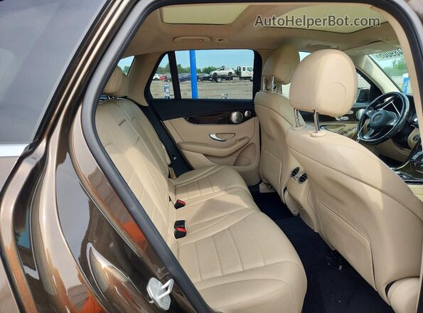 WDC0G4KB3GF070322 2016 MERCEDES-BENZ GLC-CLASS Brown Vista interior trasera