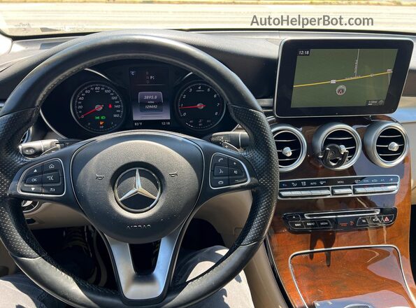 WDC0G4KB3GF092255 2016 MERCEDES-BENZ GLC-CLASS White Vista interior delantera