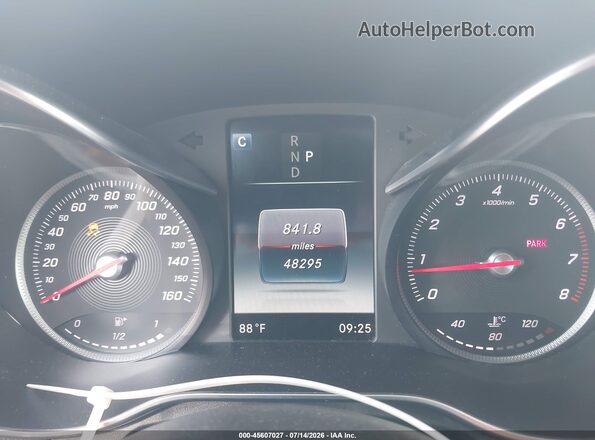 WDC0G4KB3GF113007 2016 MERCEDES-BENZ GLC 300 Silver Սարքավորումների վահանակի տեսք