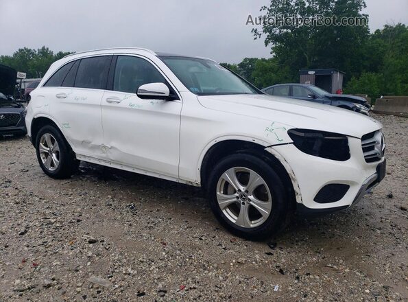 WDC0G4KB3JV030397 2018 MERCEDES-BENZ GLC-CLASS Белый Передняя правая четверть