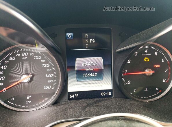 WDC0G4KB3JV030397 2018 MERCEDES-BENZ GLC-CLASS Белый Вид щитка приборов